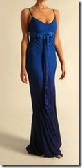 ghost blue dip dye dress